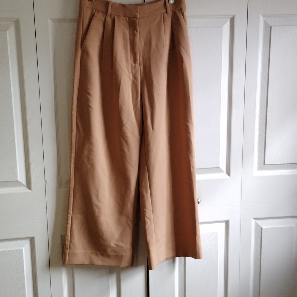 Abercrombie & Finch Wide Leg Trousers Camel Size 29/8
